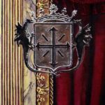 Estanislao de Lugo y Molina - Escudo - Óleo y acrílico sobre lienzo - 125x67 cm - Año 2025 - Colección privada