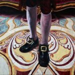 Estanislao de Lugo y Molina - Pavimento - Óleo y acrílico sobre lienzo - 125x67 cm - Año 2025 - Colección privada