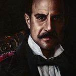 "Vicente Clavijo y Pló" - Óleo y acrílico sobre lienzo - 60x60 cm - Año 2026 - Colección privada del Dr. Arturo Clavijo - Rostro