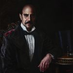 "Vicente Clavijo y Pló" - Óleo y acrílico sobre lienzo - 60x60 cm - Año 2026 - Colección privada del Dr. Arturo Clavijo