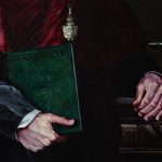 "Cristóbal Francisco de Lugo y García" - Óleo y acrílico sobre lienzo, 73x60 cm, año 2026. Colección privada - Pintura histórica - Manos